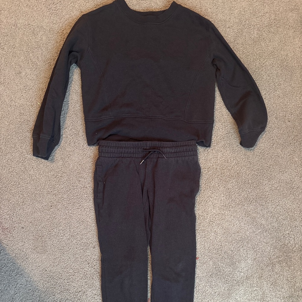 Black sweatsuit